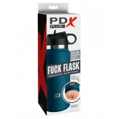 Мастурбатор-вагина в синей колбе F*ck Flask - Pipedream - в Евпатории купить с доставкой