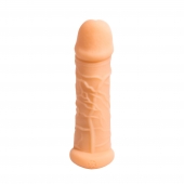 Телесный фаллоудлинитель Extra Size Bubbles - 15,5 см. - Lola Games - в Евпатории купить с доставкой