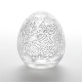 Мастурбатор-яйцо Keith Haring EGG PARTY - Tenga - в Евпатории купить с доставкой