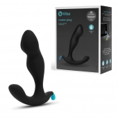 Черный утяжеленный анальный стимулятор Rocker Plug - 12 см. - b-Vibe - в Евпатории купить с доставкой