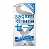 Презервативы Sagami Xtreme Ultrasafe с двойным количеством смазки - 10 шт. - Sagami - купить с доставкой в Евпатории
