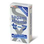 Презервативы Sagami Xtreme Ultrasafe с двойным количеством смазки - 10 шт. - Sagami - купить с доставкой в Евпатории