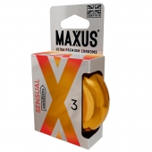 Презервативы анатомической формы Maxus Sensual - 3 шт. - Maxus - купить с доставкой в Евпатории