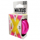 Ароматизированные презервативы Maxus Exotic Mix - 3 шт. - Maxus - купить с доставкой в Евпатории