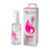 Возбуждающая силиконовая вагинальная смазка Yes Heat - 50 мл. - Sitabella - купить с доставкой в Евпатории