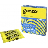 Классические презервативы с обильной смазкой Ganzo Classic - 3 шт. - Ganzo - купить с доставкой в Евпатории