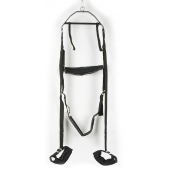 Черные секс-качели из широких ремней - Orion - купить с доставкой в Евпатории