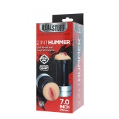 Двусторонний мастурбатор REALSTUFF 2 IN 1 HUMMER MOUTH   VAGINA - ротик и вагина - Dream Toys - в Евпатории купить с доставкой