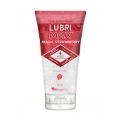 Интимный гель-смазка на водной основе Lubrimax Magic Strawberry - 75 мл. - ИнтелБИО - купить с доставкой в Евпатории