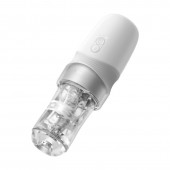 Белый автоматический мастурбатор Extra Sauce - Sauce - в Евпатории купить с доставкой