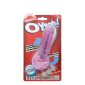 Фиолетовое эрекционное кольцо с вибрацией и пальчиком OYEAH PURPLE - Screaming O - в Евпатории купить с доставкой