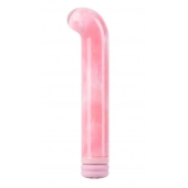 Розовый компактный вибратор из стекла Magic Cane - 12 см. - BeYourLover