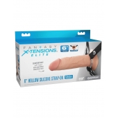 Полый страпон на ремнях 6’’ Hollow Silicone Strap-on - Pipedream - купить с доставкой в Евпатории