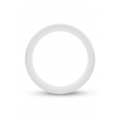Белое люминесцентное эрекционное кольцо Silicone Glo Cock Ring - Blush Novelties - в Евпатории купить с доставкой