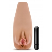 Маструбатор-вагина с вибрацией Soft   Wet Renata Realistic Tan Masturbator - Blush Novelties - в Евпатории купить с доставкой