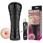 Мастурбатор-анус в колбе с 7 уровнями вибрации и выносным пультом - Baile - в Евпатории купить с доставкой