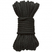 Черная верёвка для связывания и фиксации Bind Tie - 9,14 м. - Doc Johnson - купить с доставкой в Евпатории