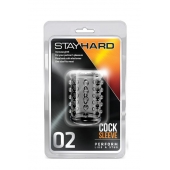 Прозрачная насадка на пенис с шишечками STAY HARD COCK SLEEVE 02 CLEAR - Blush Novelties - в Евпатории купить с доставкой
