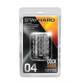 Прозрачная насадка с бороздками STAY HARD COCK SLEEVE 04 CLEAR - Blush Novelties - в Евпатории купить с доставкой