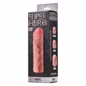 Фаллоудлинитель SUPER HERO Dewil - 17,5 см. - Lola Games - в Евпатории купить с доставкой