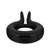 Черное эрекционное кольцо Marry Me Rechargeable Vibrating Cockring - Adrien Lastic - в Евпатории купить с доставкой