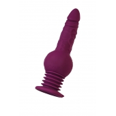 Фиолетовая мини-машина для секса Striker с пультом ДУ - 23,5 см. - ToyFa - купить с доставкой в Евпатории