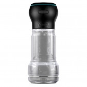 Набор PowerBlow   Feel Pocket Stroker Crystal: мастурбатор и интерактивная насадка - Kiiroo - в Евпатории купить с доставкой
