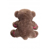 Бондажный набор: бурый мишка с розовыми оковами и наручниками - Pecado - купить с доставкой в Евпатории