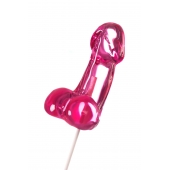 Розовый леденец в форме члена со вкусом айриш крим - 80 гр. - Sosuчki - купить с доставкой в Евпатории