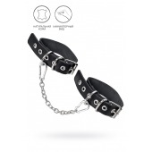 Черные оковы из одного ремешка с люверсами - Pecado - купить с доставкой в Евпатории