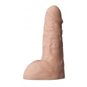 Телесный фаллоудлинитель с мошонкой Cock Next - 19 см. - LOVETOY (А-Полимер) - в Евпатории купить с доставкой