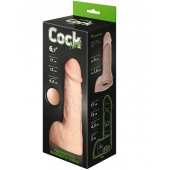 Телесный фаллоудлинитель с мошонкой Cock Next - 17 см. - LOVETOY (А-Полимер) - в Евпатории купить с доставкой