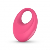 Розовое интерактивное эрекционное виброкольцо Leo - Easy toys - в Евпатории купить с доставкой