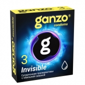Супертонкие презервативы Ganzo Invisible - 3 шт. - Ganzo - купить с доставкой в Евпатории