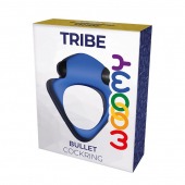 Синее эрекционное кольцо Wooomy Tribeс с вибрацией - Adrien Lastic - в Евпатории купить с доставкой