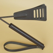 Черный кожаный стек «Сириус» - 60 см. - Sitabella - купить с доставкой в Евпатории