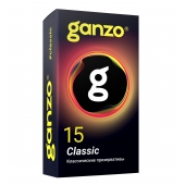Классические презервативы с обильной смазкой Ganzo Classic - 15 шт. - Ganzo - купить с доставкой в Евпатории