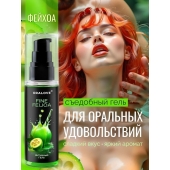 Съедобная смазка на водной основе с ароматом фейхоа - 60 гр. - Биоритм - купить с доставкой в Евпатории