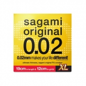Презерватив увеличенного размера Sagami Original 0.02 XL-size - 1 шт. - Sagami - купить с доставкой в Евпатории