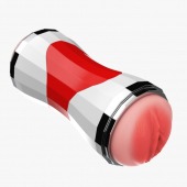 Двусторонний мастурбатор в колбе Power Grip Cup - вагина и ротик - Boys of Toys - в Евпатории купить с доставкой