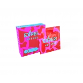 Презервативы с разогревающим эффектом Expert Hot Love - 3 шт. - Expert - купить с доставкой в Евпатории