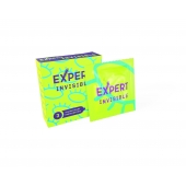 Ультратонкие презервативы Expert Invisible - 3 шт. - Expert - купить с доставкой в Евпатории