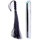 Черная силиконовая плеть - 37 см. - Boys of Toys - купить с доставкой в Евпатории