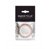 Эрекционное кольцо с бежевыми «ресничками» - Sextaz - в Евпатории купить с доставкой