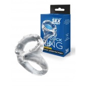 Прозрачное двойное эрекционное кольцо - Sex Expert - в Евпатории купить с доставкой