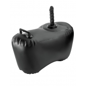Черное надувное кресло с платформой для фиксации дилдо Body Dock Inflatable Love Seat - Pipedream - купить с доставкой в Евпатории