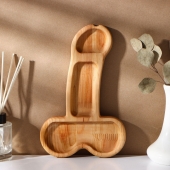 Деревянное блюдо для подачи в форме члена (25 х 16,5 х 1,7 см) - Сима-Ленд - купить с доставкой в Евпатории