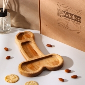 Деревянное блюдо для подачи в форме члена (25 х 16,5 х 1,7 см) - Сима-Ленд - купить с доставкой в Евпатории