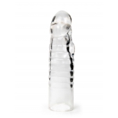 Прозрачная закрытая насадка на член - 15 см. - Sex Expert - в Евпатории купить с доставкой