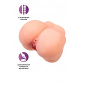 Реалистичный мастурбатор в форме попки с 2 любовными входами - No Name - в Евпатории купить с доставкой